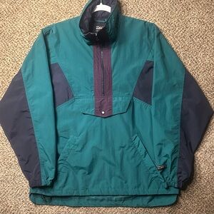Teal and Navy Men's white sierra windbreaker Jacket